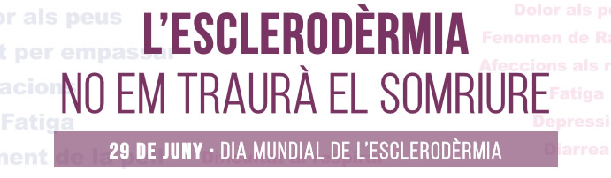 Baner Jornada "L'Esclerodèrmia no em traurà el somriure" 2017