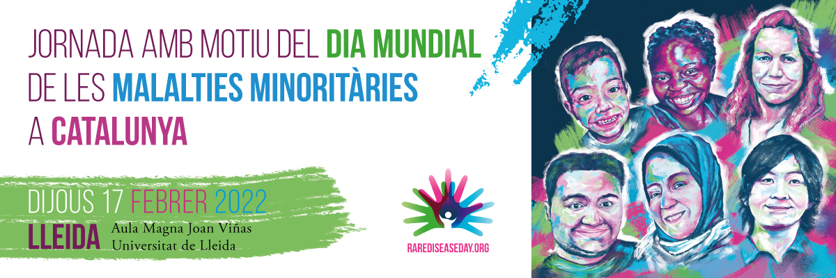 Baner Dia mundial Malalties Minoritàries 2022 Lleida